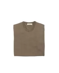 ALPHA STUDIO T-shirt in cotone basic old MILITARE