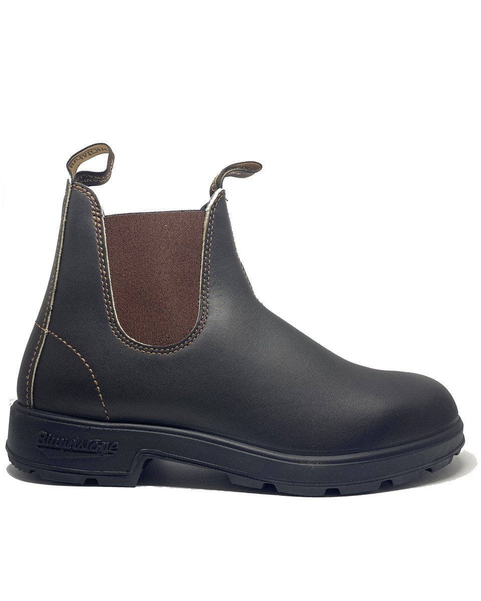 blundstone 500 rustic brown