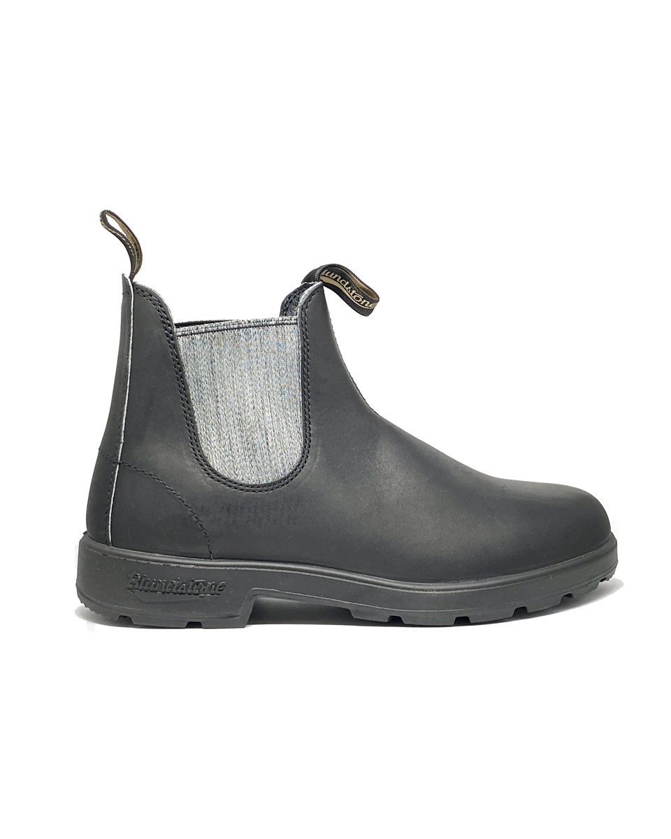 blundstones black leather