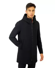 HERNO Parka scuba Blu scuro