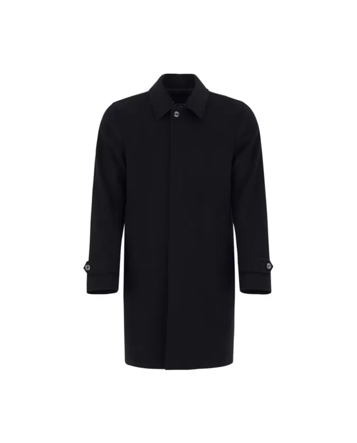 Andriani HERNO Cappotto uomo sfoderato in new wool cachemire Blu CA0127U 33318.9200