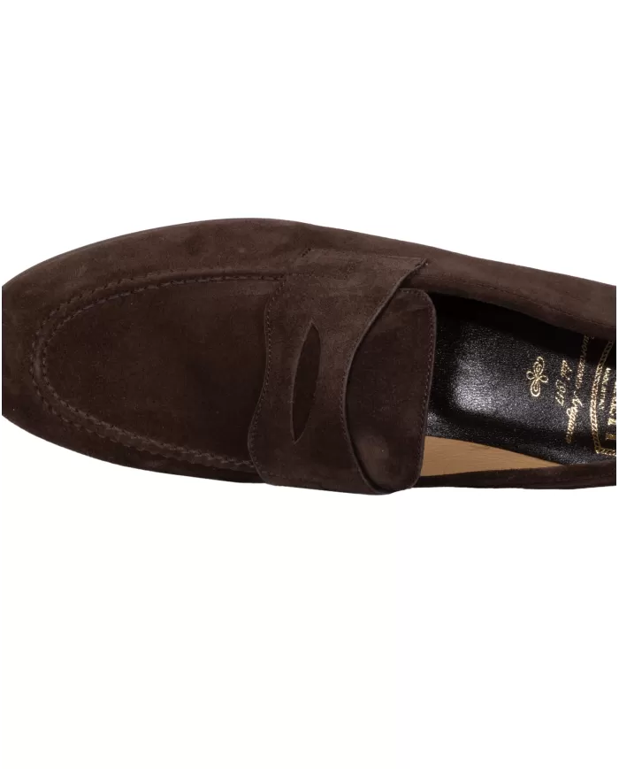 Andriani BARRETT Mocassino uomo in suede Testa di moro 221U021.3
