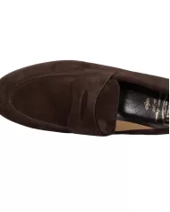 Andriani BARRETT Mocassino uomo in suede Testa di moro 221U021.3