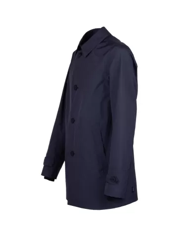 Andriani HERNO Trench uomo con cappellino Blu IM039UL 11101.9201