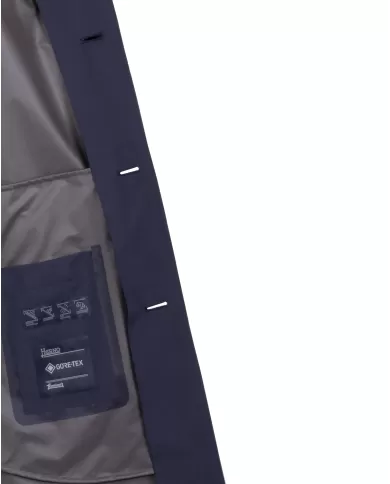 Andriani HERNO Trench uomo con cappellino Blu IM039UL 11101.9201