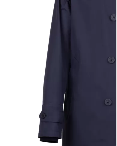 Andriani HERNO Trench uomo con cappellino Blu IM039UL 11101.9201