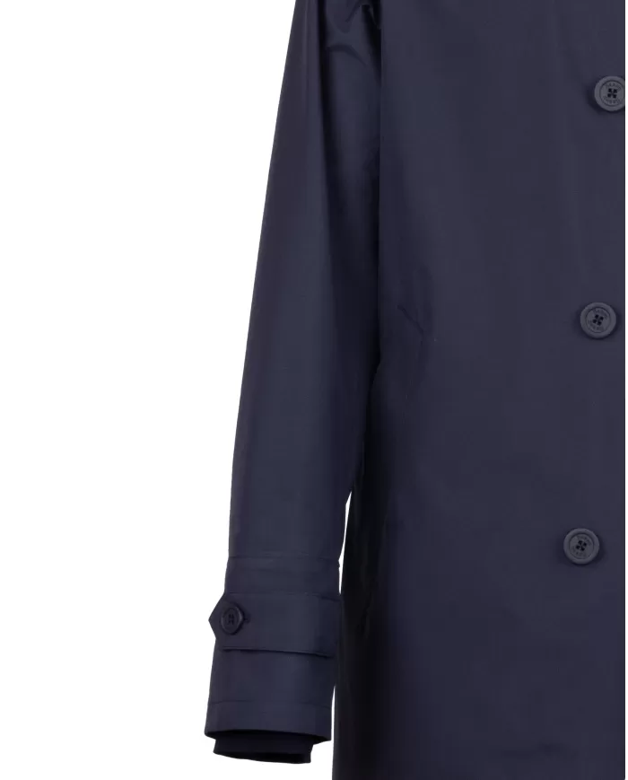 Andriani HERNO Trench uomo con cappellino Blu IM039UL 11101.9201