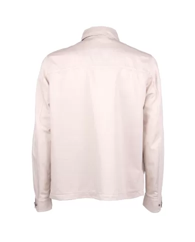 Andriani HERNO Overshirt uomo in cotone e lino Naturale GI000330U 13147.2605T01