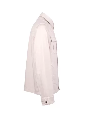 Andriani HERNO Overshirt uomo in cotone e lino Naturale GI000330U 13147.2605T01