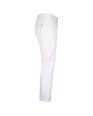 Andriani DONDUP Pantaloni uomo Alfredo slim in cotone Bianco UP518 GSE046U PTD.000