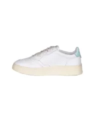 Andriani AUTRY Sneaker Medalist Low in pelle Bianco Turchese AULW.LL49