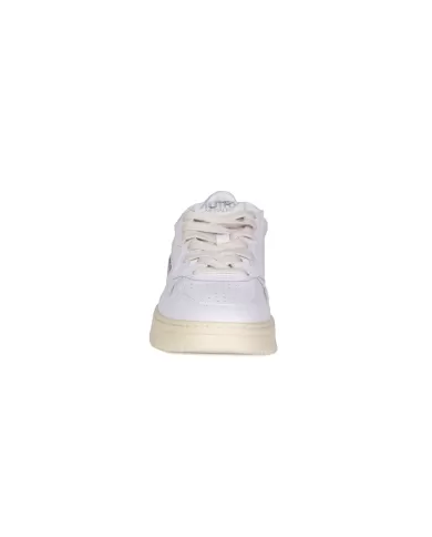 Andriani AUTRY Sneaker Medalist Low in pelle Bianco Turchese AULW.LL49