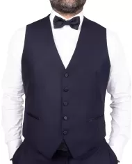 Andriani TAGLIATORE Abito smoking con gilet Blu EFBR15A01 180002.B270