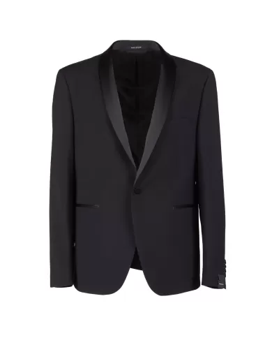 Andriani TAGLIATORE Abito smoking con gilet Nero EFBR18A01 080004.N1146