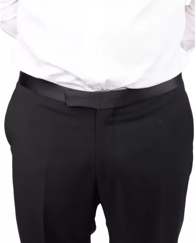 Andriani TAGLIATORE Abito smoking con gilet Nero EFBR18A01 080004.N1146