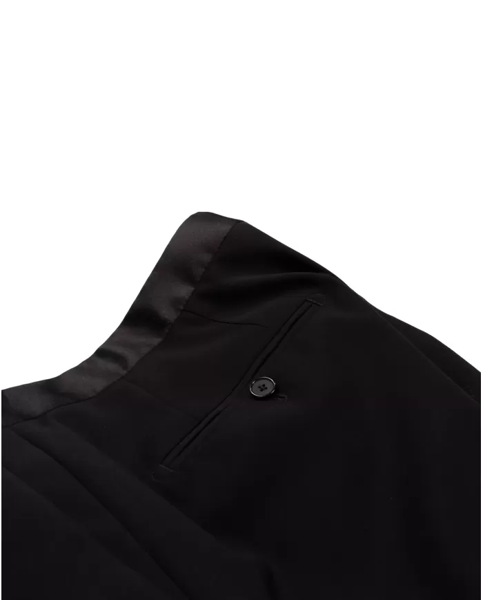 Andriani TAGLIATORE Abito smoking con gilet Nero EFBR18A01 080004.N1146