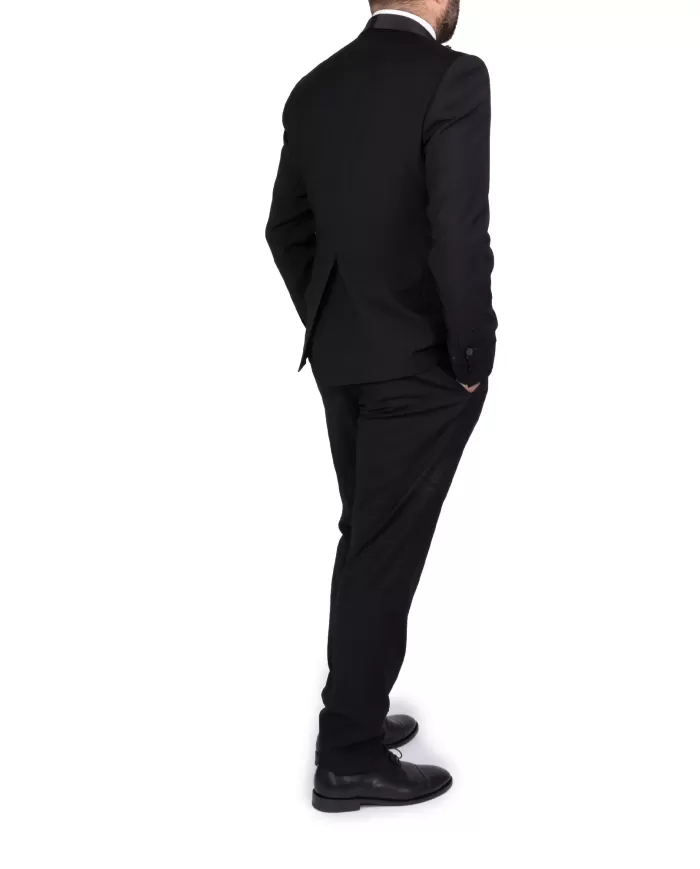Andriani TAGLIATORE Abito smoking con gilet Nero EFBR18A01 080004.N1146