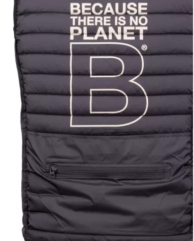 Andriani ECOALF Gilet uomo trapuntato con zip nero GAJKCARDI0987MNOS.319