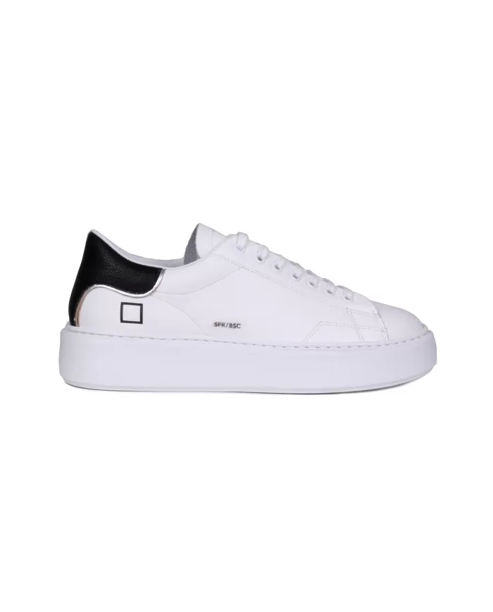 D.A.T.E. Sneakers donna SFERA BASIC bianco nero