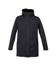 HERNO Parka uomo con cappuccio e zip Nero