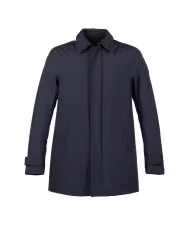 HERNO Giaccone uomo con cappuccio staccabile Blu scuro