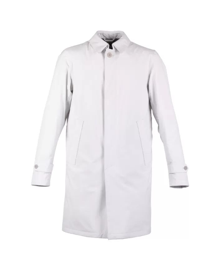 Andriani HERNO Impermeabile uomo con collo a camicia e bottoni Ghiaccio PI00311UL 11123.1250