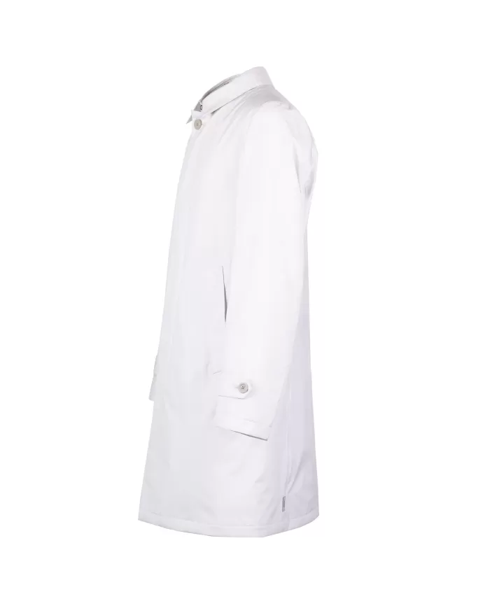 Andriani HERNO Impermeabile uomo con collo a camicia e bottoni Ghiaccio PI00311UL 11123.1250