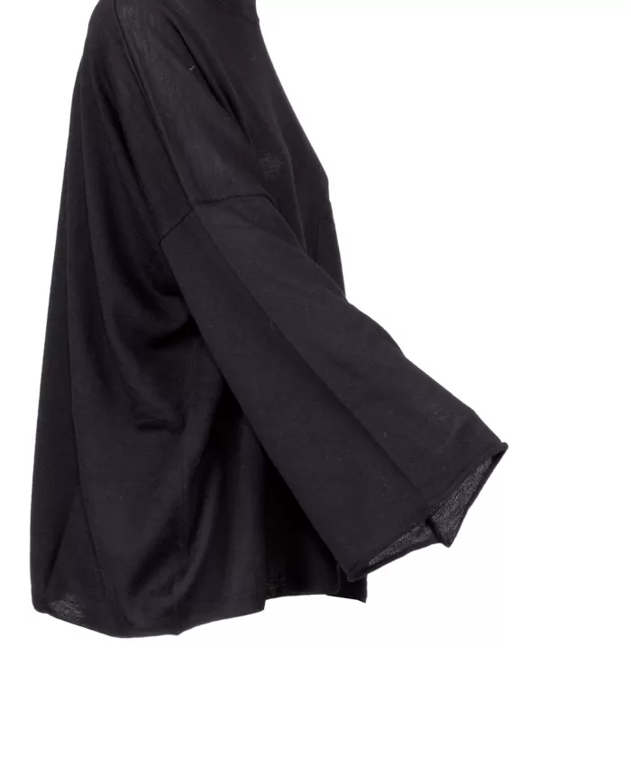 Andriani NUDE Maglia donna girocollo in lana Nero 1101014.09