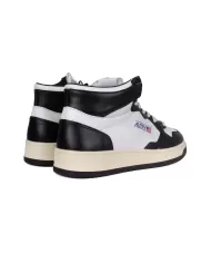 Andriani AUTRY Sneakers uomo alte pelle bianco nero AUMM.WB01
