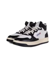 Andriani AUTRY Sneakers uomo alte pelle bianco nero AUMM.WB01