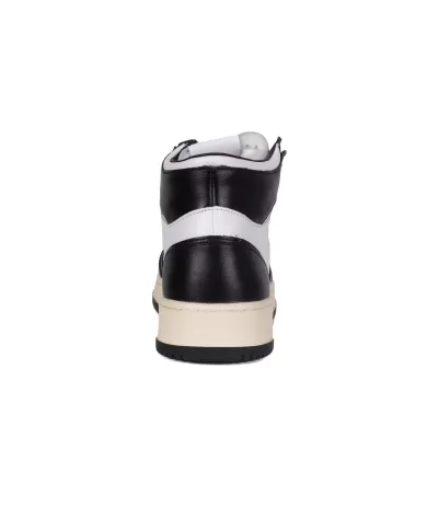 Andriani AUTRY Sneakers uomo alte pelle bianco nero AUMM.WB01