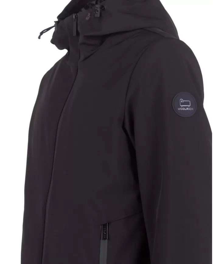 Andriani WOOLRICH Giacca Pacific con cappuccio Black         CFWOOU0791MRUT3496.100