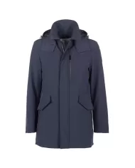WOOLRICH Cappotto Barrow Melton blue