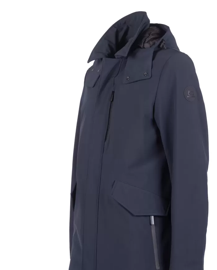 Andriani WOOLRICH Cappotto Barrow Melton blue CFWOOU0792MRUT3496.3989