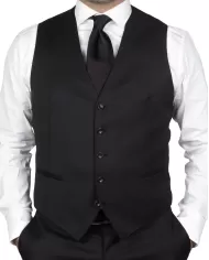 Andriani TAGLIATORE Abito uomo con gilet Nero 3FNA22A01 060001.N5012