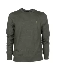 RALPH LAUREN Maglia uomo girocollo OLIVE HEATHER