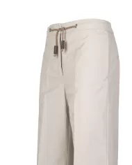 Andriani 'S MAX MARA Pantaloni donna cotone Ecru 2419131011600.002