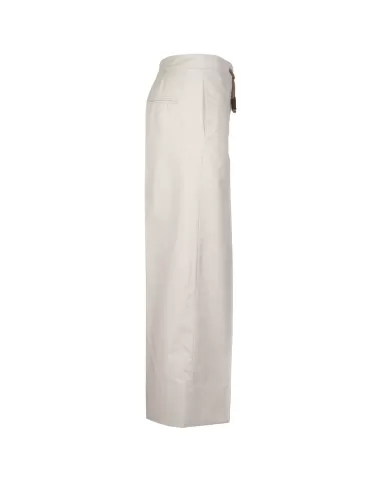 Andriani 'S MAX MARA Pantaloni donna cotone Ecru 2419131011600.002
