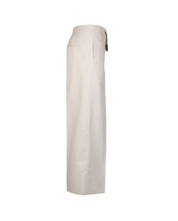 Andriani 'S MAX MARA Pantaloni donna cotone Ecru 2419131011600.002