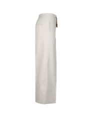 Andriani 'S MAX MARA Pantaloni donna cotone Ecru 2419131011600.002