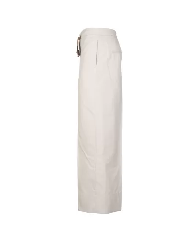 Andriani 'S MAX MARA Pantaloni donna cotone Ecru 2419131011600.002