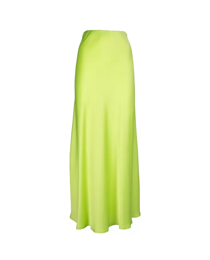 Andriani LIVIANA CONTI Gonna effetto seta CYBER LIME F4SS21.R44-0