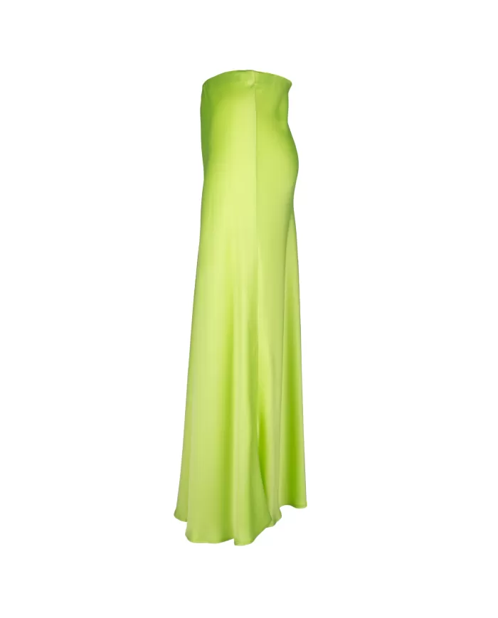 Andriani LIVIANA CONTI Gonna effetto seta CYBER LIME F4SS21.R44-0