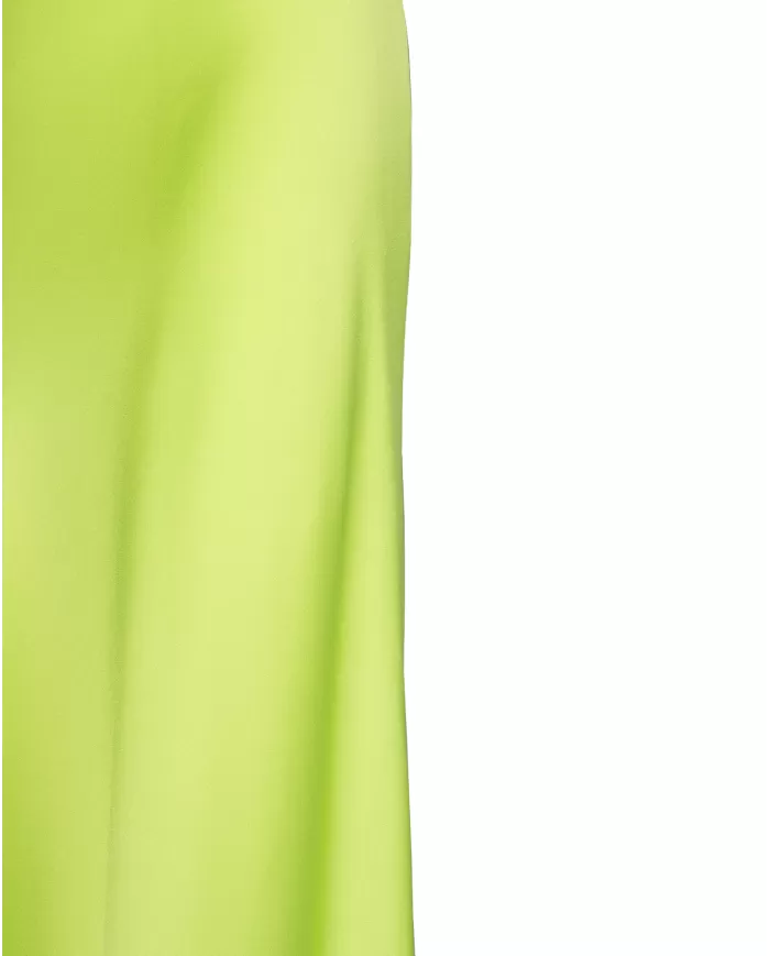 Andriani LIVIANA CONTI Gonna effetto seta CYBER LIME F4SS21.R44-0