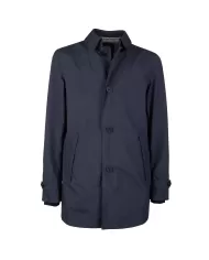 HERNO Impermeabile uomo monopetto Blu