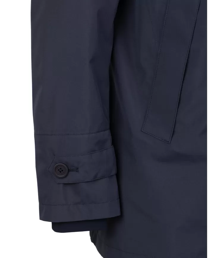 Andriani HERNO Impermeabile uomo monopetto Blu IM00065UL 11124.9201