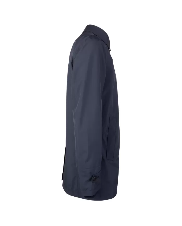Andriani HERNO Impermeabile uomo monopetto Blu IM00065UL 11124.9201