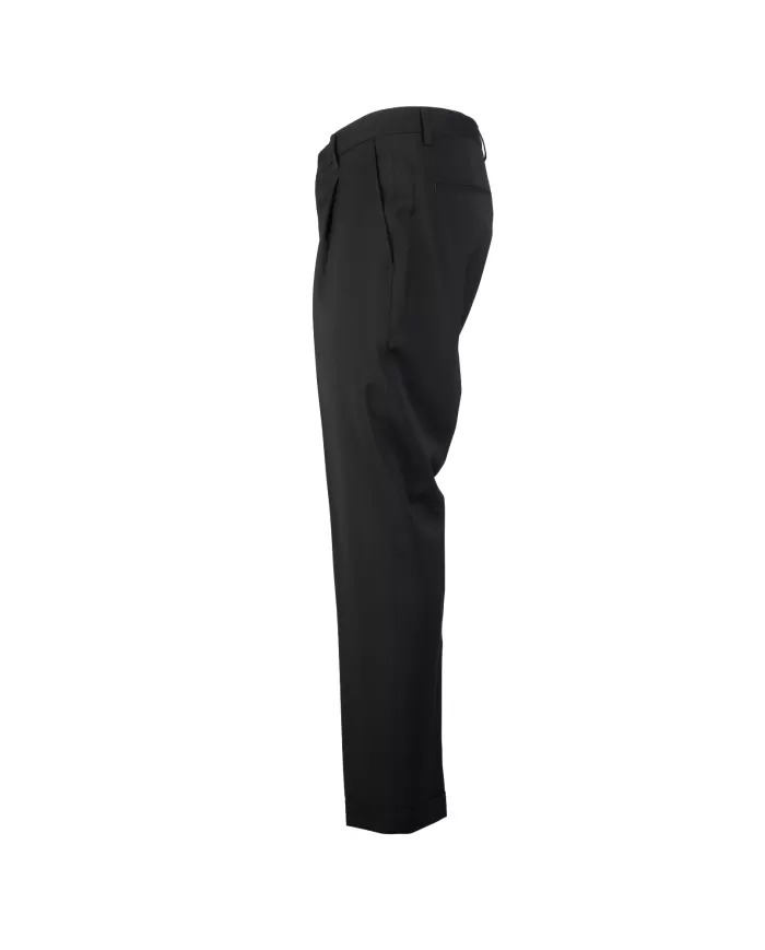 Andriani BRIGLIA Pantaloni uomo pince Nero TIBERIOS 324108.10