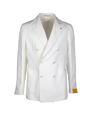 Andriani TAGLIATORE Giacca doppiopetto bianca 1SMC20K 340021.EX840