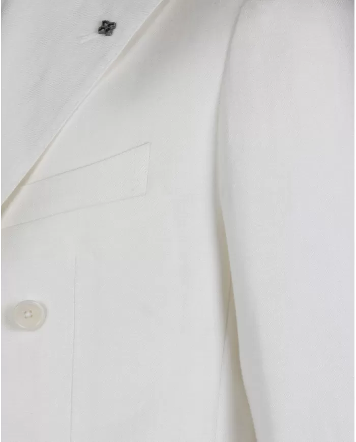 Andriani TAGLIATORE Giacca doppiopetto bianca 1SMC20K 340021.EX840